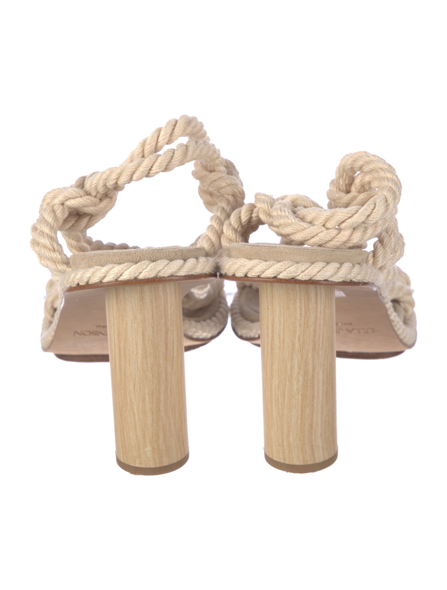 Ulla Johnson Braided Accents T-Strap Sandals